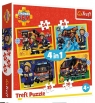 Puzzle 4w1 Strażak na sygnale TREFL