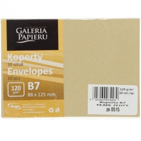 Koperta Galeria Papieru pearl złoty p B7 - złoty (280515)