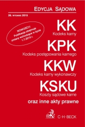 Kodeks karny Kodeks postępowania karnego Kodeks karny wykonawczy. Koszty sądowe karne.