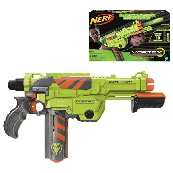 HASBRO Nerf Wyrzutnia Lu mitron + 10 dysk