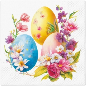 Serwetki Lunch - Egg Bouquet, 33x33cm