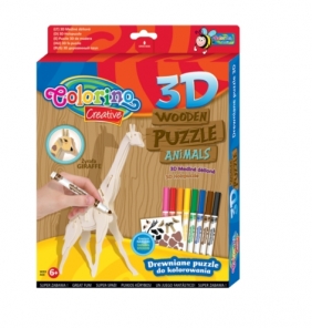Puzzle drewniane 3D MIX wzorów (32490PTK)