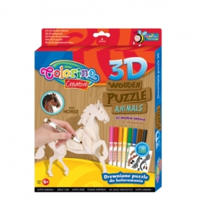 Puzzle drewniane 3D MIX wzorów (32490PTK)