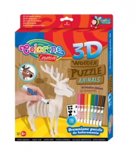 Puzzle drewniane 3D MIX wzorów (32490PTK)
