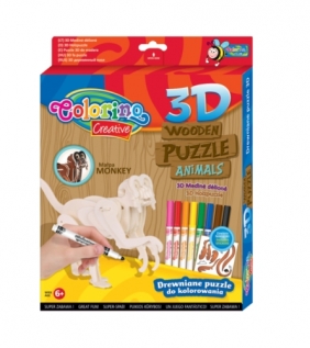 Puzzle drewniane 3D MIX wzorów (32490PTK)