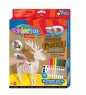 Puzzle drewniane 3D MIX wzorów (32490PTK)