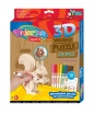Puzzle drewniane 3D MIX wzorów (32490PTK)