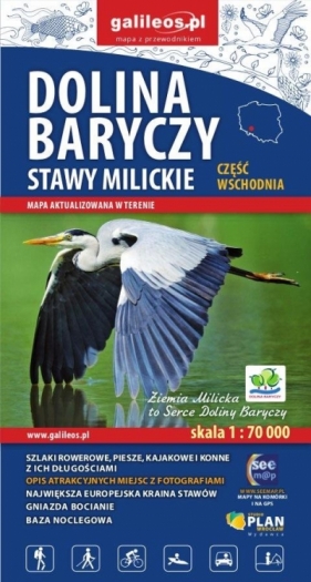 Mapa - Dolina Baryczy, część wschodnia 1:70 000 - Opracowanie zbiorowe