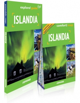 Islandia 2w1: przewodnik light + mapa