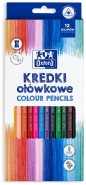 Kredki ołówkowe Oxford Regular 12 kolorów