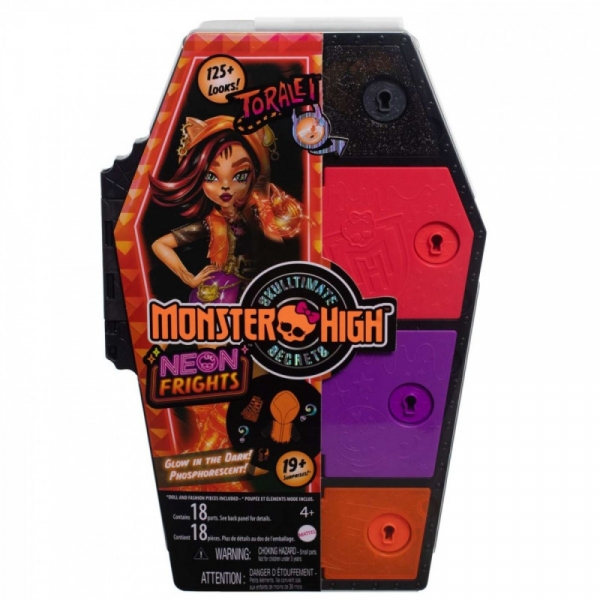 Lalka Monster High Straszysekrety Toralei Stripe (HNF80)