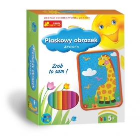 Zrób to sam Piaskowy obrazek Żyrafa