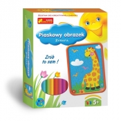 Zrób to sam Piaskowy obrazek Żyrafa