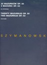 20 Mazurków op 50  2 Mazurki op 62 na fortepian Szymanowski Karol