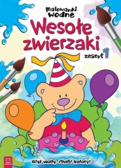 Malowanki wodne Wesołe zwierzaki 1 (Uszkodzona okładka)