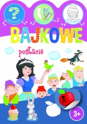 Bajkowe postacie. Zgadywanki, wyklejanki, kolorowanki - Ewa Gorzkowska-Parnas