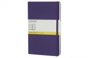 Notes Moleskine Classic L w kratkę fioletowy