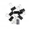 Spinacze biurowe czarne 19mm 8szt