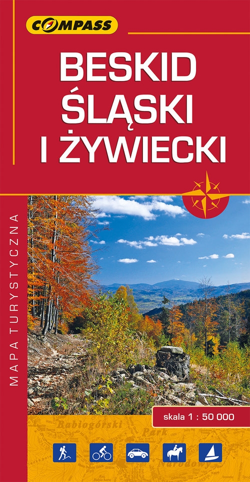 Beskid Śląski i Żywiecki mapa turystyczna 1:50 000