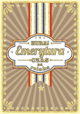 Karnet A5 Brokat emerytura