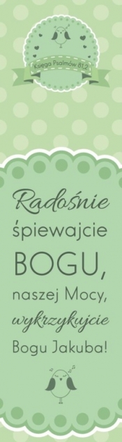 Zakładka Duża (1) - Radośnie Śpiewajcie Bogu (SZZ/001)