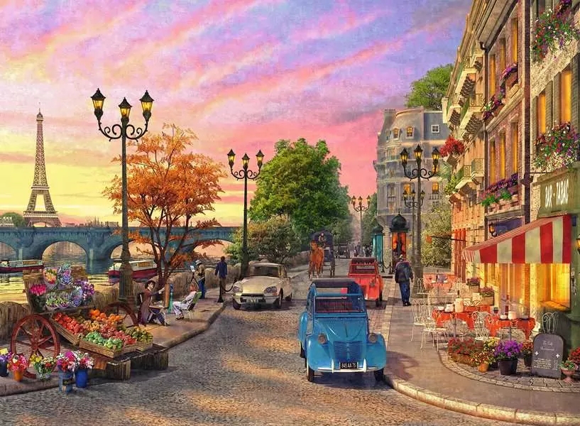 Ravensburger, Puzzle 500: Wieczór w Paryżu (12000149)