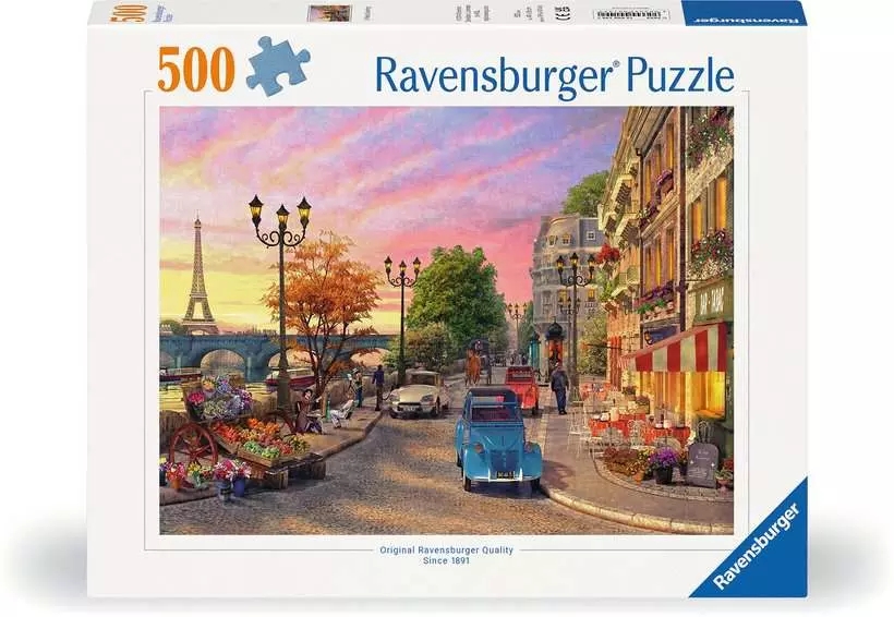 <img src='https://webimage.pl/pics/492/1/d4005555001492.png' style='height:440px' /> Ravensburger, Puzzle 500: Wieczór w Paryżu (12000149)