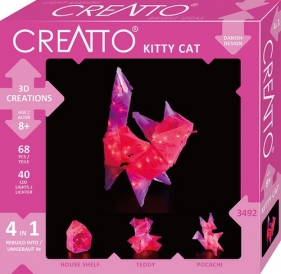 Creatto Świecący kotek i przyjaciele