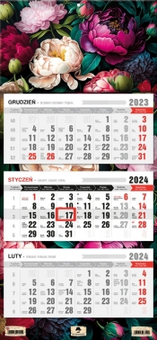 Kalendarz 2024 trójdzielny Vintage KT-1 v55