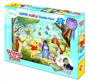 Puzzle dwustronne Kubuś Puchatek 108 + mazaki - <br />