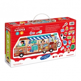 Czuczu: Moto puzzle Kamper dla dzieci 3+, 4+