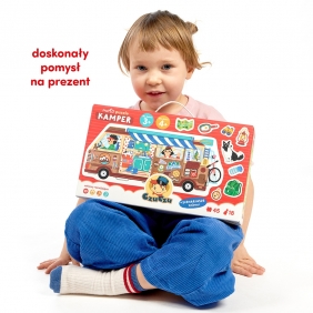 Czuczu: Moto puzzle Kamper dla dzieci 3+, 4+