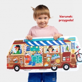 Czuczu: Moto puzzle Kamper dla dzieci 3+, 4+