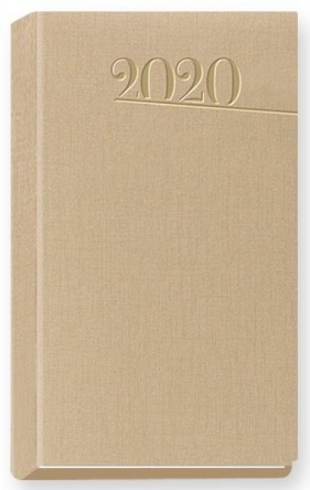 Terminarz 2020 Tygodniowy Standard piaskowy