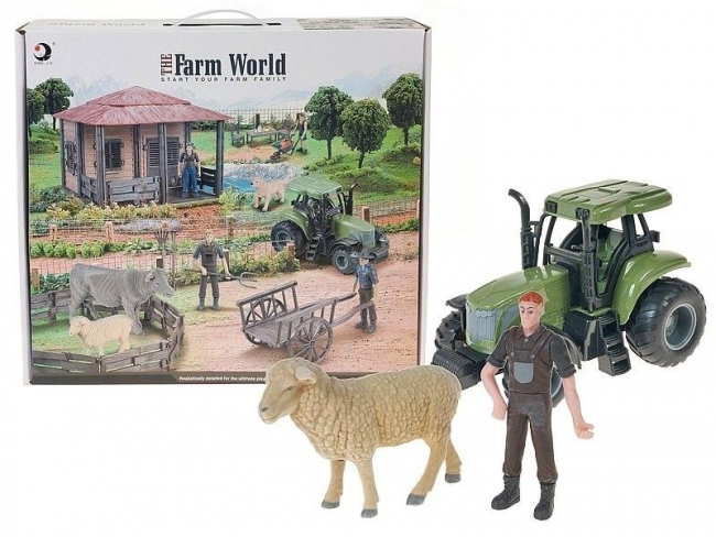 Farma z figurkami zwierząt