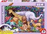 Puzzle 60 PQ Kolorowy świat zwierząt 1143645+