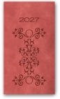 Kalendarz 2027 książkowy A6 Relief ceglasty MIX