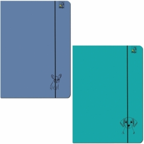 Teczka A4 z gumką Psy Koty mix