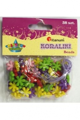 Zestaw koralików kwiaty 38 szt. BD026 - 284792