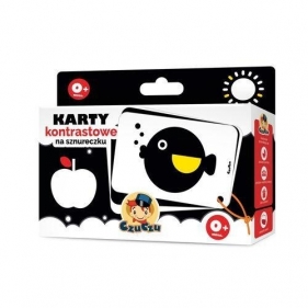 Karty kontrastowe na sznureczku (Uszkodzone opakowanie) (9492)