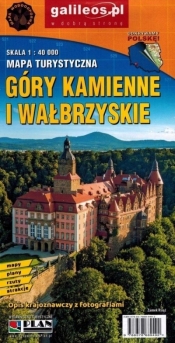Mapa tur. - Góry Kamienne i Wałbrzyskie lam - Opracowanie zbiorowe