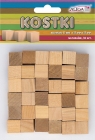 Kostki drewniane 15x15x15mm 36szt