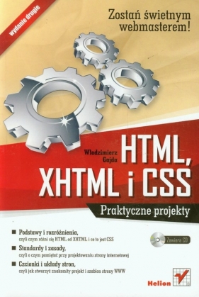 HTML, XHTML i CSS Praktyczne projekty z płytą CD - Gajda Włodzimierz