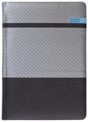Kalendarz Książkowy A5 2020 - srebrny