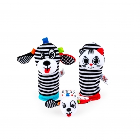 Balibazoo, Zestaw: skarpetki i grzechotka na rączkę