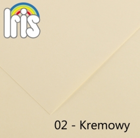 Karton iris A4 185g 50ark.02-kremowy 200040153 - Polska Fila