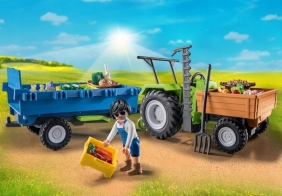 Playmobil Country, Traktor z przyczepą (71249)