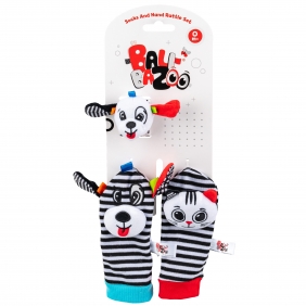 Balibazoo, Zestaw: skarpetki i grzechotka na rączkę