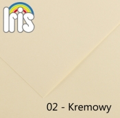 Karton iris A4 185g 50ark.02-kremowy 200040153 - Fila Polska