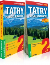 Tatry Polskie i Słowackie 2w1 - przewodnik + mapa (Uszkodzona okładka)